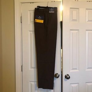 Stafford Classic fit brown dress pants